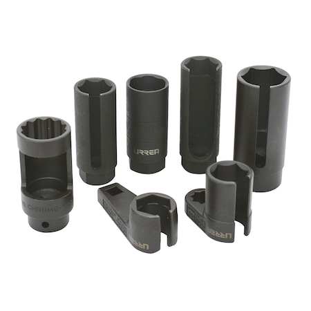 Urrea Oxygen and oil sensor socket set in plastic case Set, 7Pc 2330S